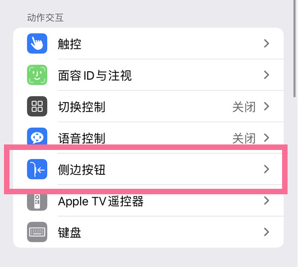 衡南苹果14维修店分享iPhone14 Plus侧键双击下载功能关闭方法 