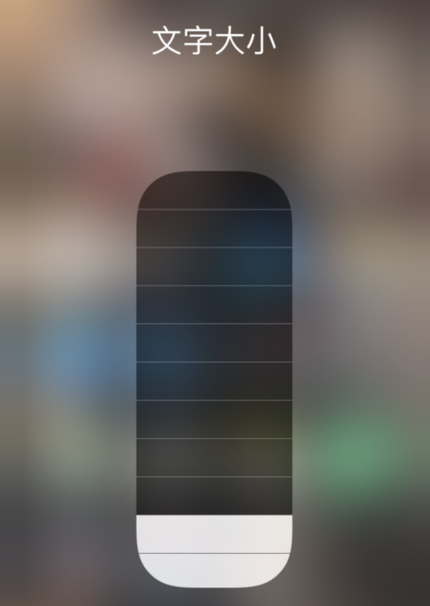 衡南苹果手机维修分享小技巧：在 iPhone 控制中心快速调节字体大小 