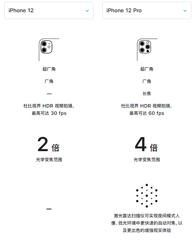 衡南苹果手机维修分享苹果 iPhone 12 与 iPhone 12 Pro 选哪款 